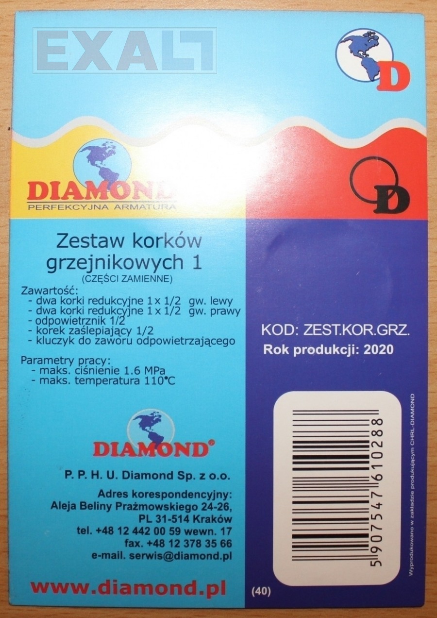 zestaw korkow