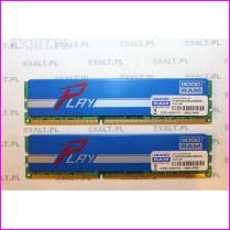 zestaw pamici 8GB, pamici GOODRAM PLAY DDR3 2x4GB 1600MHz CL9 (GYB1600D364L9/8GDC)