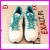 buty sportowe nike damskie biae z niebieskimi wzorami WMNS STEADY IX 525739-110