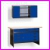 zestaw warsztatowy: st warsztatowy GSW-09 i szafka warsztatowa GSZW-03, kolor niebieski RAL5017