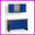 zestaw warsztatowy: st warsztatowy GSW-15 i szafka warsztatowa GSZW-03, kolor niebieski RAL5017
