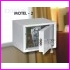 Sejf hotelowy MOTEL-2, wymiary zewn. 165x225x170 mm , masa wasna 9 kg, pojemno 4 litry, zamek na klucz, kolor RAL-7035