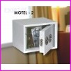Sejf hotelowy MOTEL-2, wymiary zewn. 165x225x170 mm , masa wasna 9 kg, pojemno 4 litry, pokrto szyfrowe, kolor RAL-7035