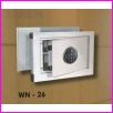 Sejf cienny WN-26, wymiary zewn. 260x355x260 mm , masa wasna 15 kg, pek: 1, pojemno 9 litrw, zamek elektroniczny, kolor RAL-1013