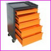 Wzek warsztatowy WSP-5 , 5 szuflad (85/130/130/130/200), wymiary wzka: wysoko 925mm, szeroko 666mm, gboko 430mm, kolor RAL-5010