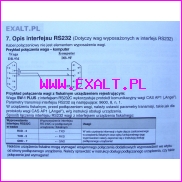 interfejs schemat rs-232 waga sw-1 cas