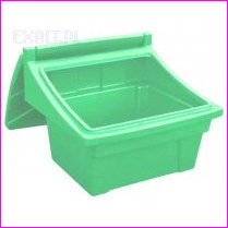 Pojemnik na piasek i sl, skrzynia na piasek i sl, pojemno 300L/420kg, kolor jasny-zielony