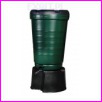 Zbiorniki naziemne do zagospodarowania wody deszczowej OAQ00190GN, pojemno 190 litrw, dugo 55 cm, szeroko 55 cm, wysoko 33 cm