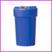 Pojemnik na odpady oglne i segregowane CanColector RCC00150BU, 150 litrowy, wysoko 0,88 m, rednica grna 0,55 mm, rednica dolna 0,41 mm, otwr wrzutowy 0,12 m, kolor niebieski