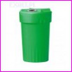 Pojemnik na odpady oglne i segregowane CanColector RCC00150BU, 150 litrowy, wysoko 0,88 m, rednica grna 0,55 mm, rednica dolna 0,41 mm, otwr wrzutowy 0,12 m, kolor zielony
