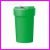Pojemnik na odpady oglne i segregowane CanColector RCC00150BU, 150 litrowy, wysoko 0,88 m, rednica grna 0,55 mm, rednica dolna 0,41 mm, otwr wrzutowy 0,12 m, kolor zielony