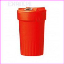Pojemnik na odpady oglne i segregowane CanColector RCC00150BU, 150 litrowy, wysoko 0,88 m, rednica grna 0,55 mm, rednica dolna 0,41 mm, otwr wrzutowy 0,12 m, kolor czerwony