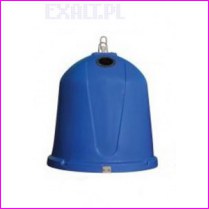 Pojemnik na odpady oglne i segregowane IgloLeader RIL01500BU, pojemno 1,5 m3, dugo 1,45 m, szeroko 1,45 m, wysoko 1,47 m, kolor niebieski