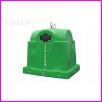 Pojemnik na odpady oglne i segregowane MiniLeader RML01500GN, pojemno 1,5 m3, dugo 1,6 m, szeroko 1,2 m, wysoko 1,44 m, kolor zielony