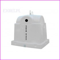 Pojemnik na odpady oglne i segregowane MiniLeader RML01500SW, pojemno 1,5 m3, dugo 1,6 m, szeroko 1,2 m, wysoko 1,44 m, kolor biay