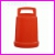 Pojemnik na odpady oglne i segregowane TidyTop RTT002050RE - otwr wrzutowy prostoktny, 205 litrowy, wysoko 1,20 m, rednica grna 0,68 m, rednica dolna 0,80 m, otwr wrzutowy 0,37 x 0,15 m, kolor czerwony