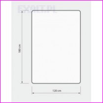 mata ochronna pod fotel z kkami rozmiar 120x180cm