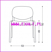 wymiary krzesla konferencyjnego