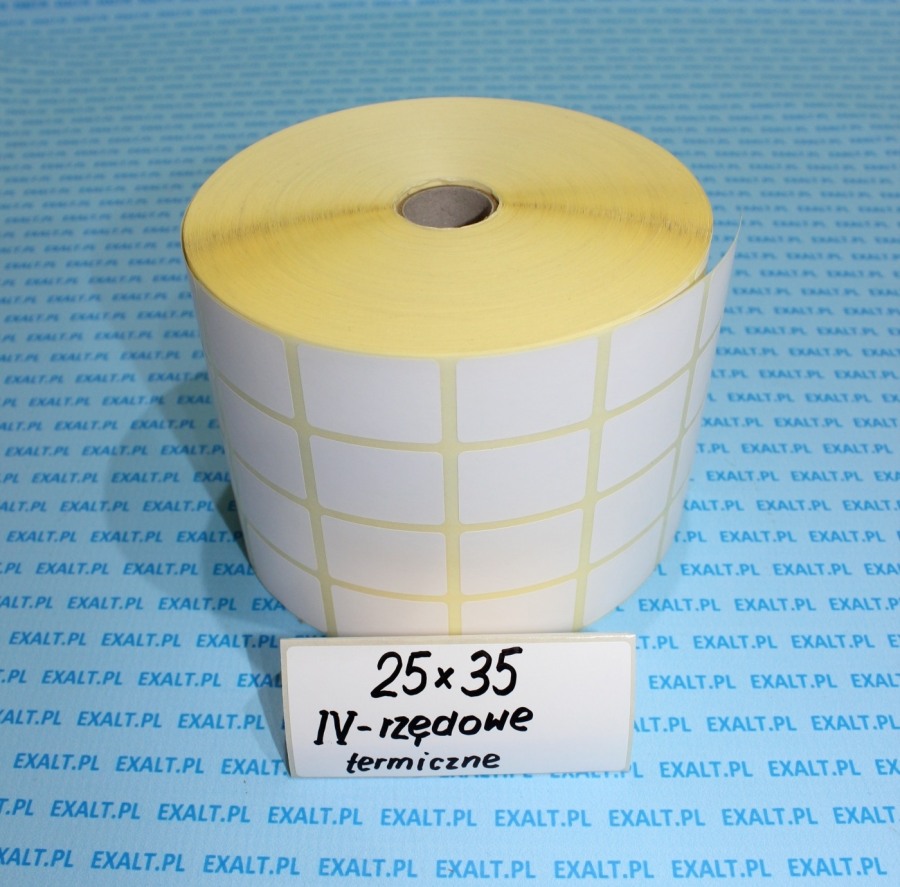 rolka etykiet 25x35mm