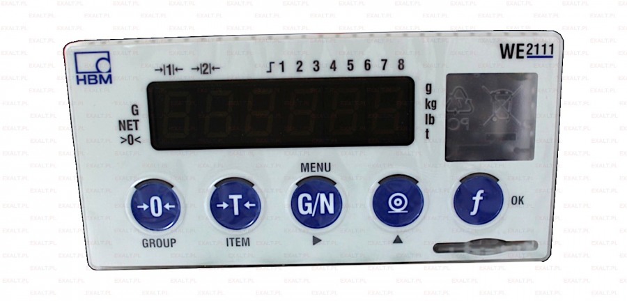 miernik wagowy 1-we2111 hbm