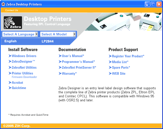 instalowanie programu do druku etykiet