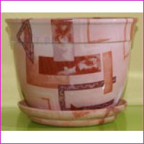 Doniczka Ceramiczna Tapeta Dzwonek 1 o rednicy 10,5cm. Wzr 25. Cena za 6szt