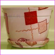 Doniczka Ceramiczna Tapeta Dzwonek 2 o rednicy 12,5cm. Wzr 19. Cena za 6szt