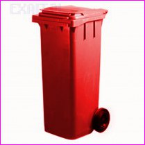 Pojemnik na odpady bytowe - model MGB 180 czerwony, o pojemnoci 180 litrw. Cena za 50szt.
