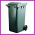 Pojemnik na odpady bytowe - model MGB 240 zielony, o pojemnoci 240 litrw