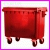 Pojemnik na odpady bytowe - model MGB 500 czerwony, o pojemnoci 500 litrw