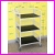 W�zek 3-p�kowy uniwersalny, rozmiary skrzyni z p�kami 59x56x97cm, ko�a fi=100mm, no�no�� 100kg, 2 ko�a sta�e i 2 ko�a skr�tne, PӣKI Z PRAWEJ STRONY ODS�ONI�TE BEZ OSIATKOWANIA !!!